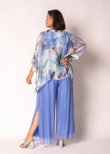 Load image into Gallery viewer, Gia Silk Pants Positano Blue