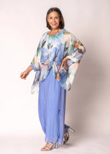 Load image into Gallery viewer, Gia Silk Pants Positano Blue