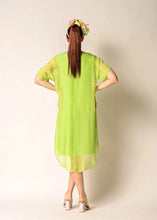 Load image into Gallery viewer, Londa Dress Lime Splice