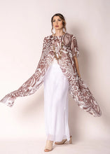 Load image into Gallery viewer, Fiora Silk Top Mocha