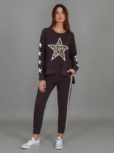 Load image into Gallery viewer, Kate Leopard Star Sweat Truffle