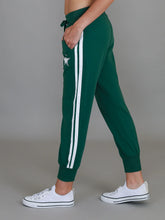 Load image into Gallery viewer, Gerry Stripe Sweatpants Ivy Green
