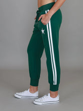 Load image into Gallery viewer, Gerry Stripe Sweatpants Ivy Green