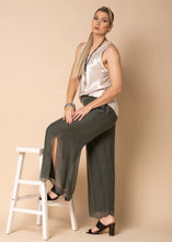 Load image into Gallery viewer, Gia Silk Pant Khaki