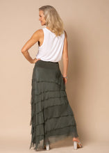 Load image into Gallery viewer, Fifi Silk Skirt Khaki