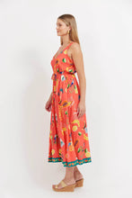 Load image into Gallery viewer, Cabana Tie Dress - Brasil Coral