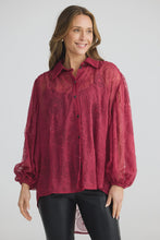 Load image into Gallery viewer, Eden Shirt Red Floral