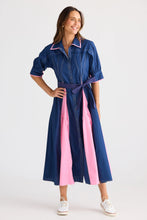 Load image into Gallery viewer, Aubree Dress Navy Pink