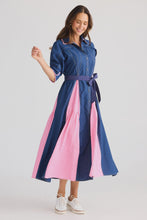 Load image into Gallery viewer, Aubree Dress Navy Pink