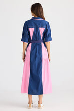 Load image into Gallery viewer, Aubree Dress Navy Pink