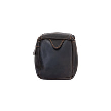 Load image into Gallery viewer, Darwin Leather Wash Bag Brown