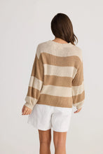 Load image into Gallery viewer, Driftwood Knit - Taupe Stripe