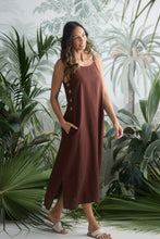Load image into Gallery viewer, Cliffside Maxi Dress Chocolate