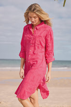 Load image into Gallery viewer, Palm Overshirt Hot Pink