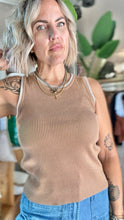 Load image into Gallery viewer, Geneva Knit Tank Taupe
