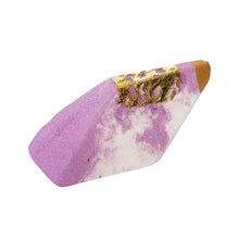Load image into Gallery viewer, Crystal Bath Bomb Amethyst Lavendar