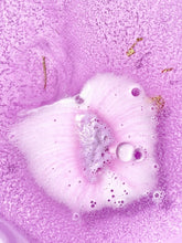 Load image into Gallery viewer, Crystal Bath Bomb Amethyst Lavendar