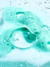 Load image into Gallery viewer, Crystal Bath Bomb Aqua Marine Lemongrass