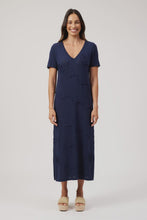 Load image into Gallery viewer, Olympus Applique Dress - Navy