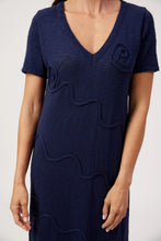 Load image into Gallery viewer, Olympus Applique Dress - Navy