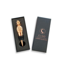 Load image into Gallery viewer, Pineapple Rose Gold Bottle Stopper
