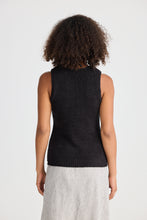 Load image into Gallery viewer, Black Saffron Knit Tank