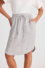 Load image into Gallery viewer, Khari Skirt Charcoal Fleck