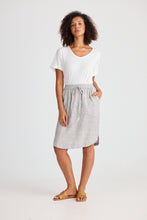 Load image into Gallery viewer, Khari Skirt Charcoal Fleck