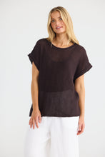 Load image into Gallery viewer, Issa Knit Top Chocolate