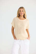 Load image into Gallery viewer, Issa Knit Tee Natural