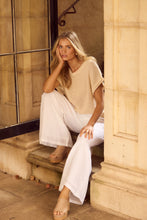 Load image into Gallery viewer, Issa Knit Tee Natural