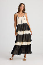 Load image into Gallery viewer, Indie Dress Off White Black