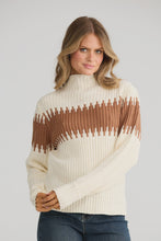 Load image into Gallery viewer, Dakota Mock Neck Knit-Cream