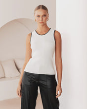 Load image into Gallery viewer, Geneva Knit Tank White

