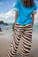 Load image into Gallery viewer, Sidewalk Zebra Linen Pants
