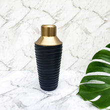 Load image into Gallery viewer, Leather & Brass Cocktail Shaker