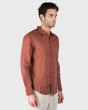 Load image into Gallery viewer, Coast L/S Linen Shirt Burnt Orange
