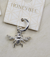 Load image into Gallery viewer, Honey Bee Charm - Silver