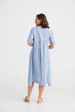 Load image into Gallery viewer, Sunray Dress Nautica Stripe
