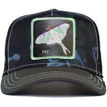 Load image into Gallery viewer, Moon Songs Trucker Cap Black