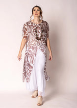 Load image into Gallery viewer, Fiora Silk Top Mocha
