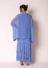 Load image into Gallery viewer, Amulet Silk top Poitano Blue
