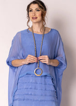 Load image into Gallery viewer, Amulet Silk top Poitano Blue
