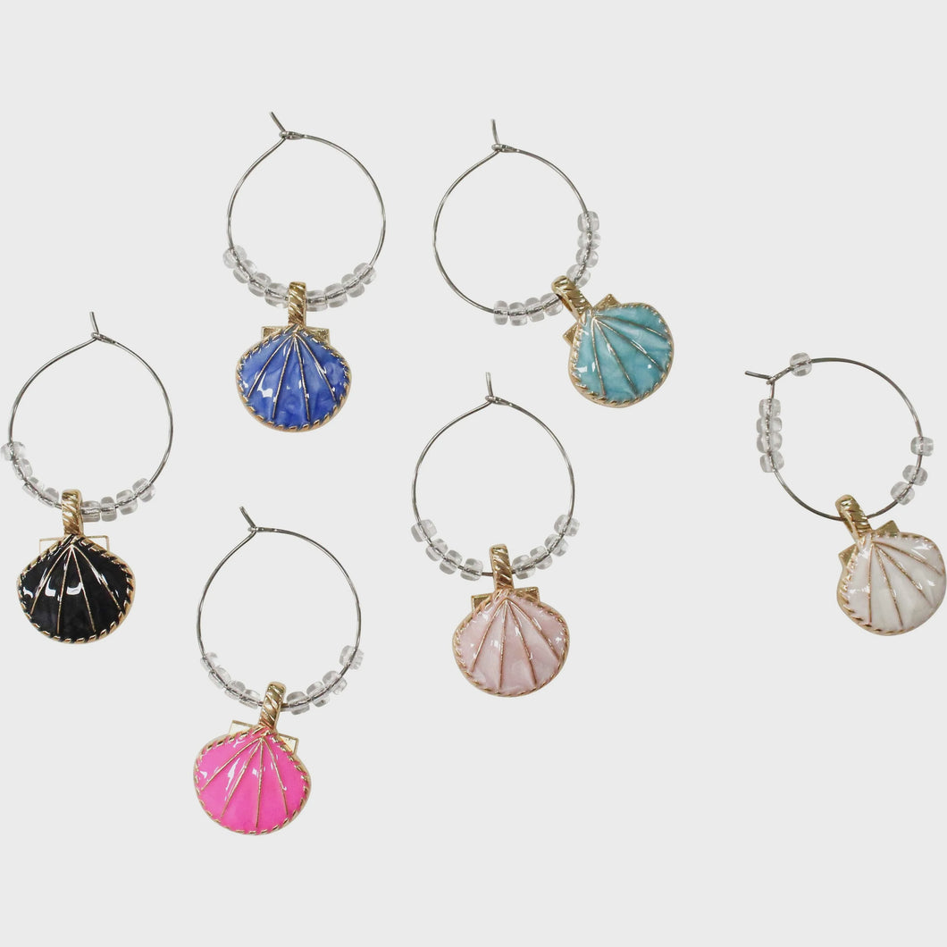 Shell Wine Charms