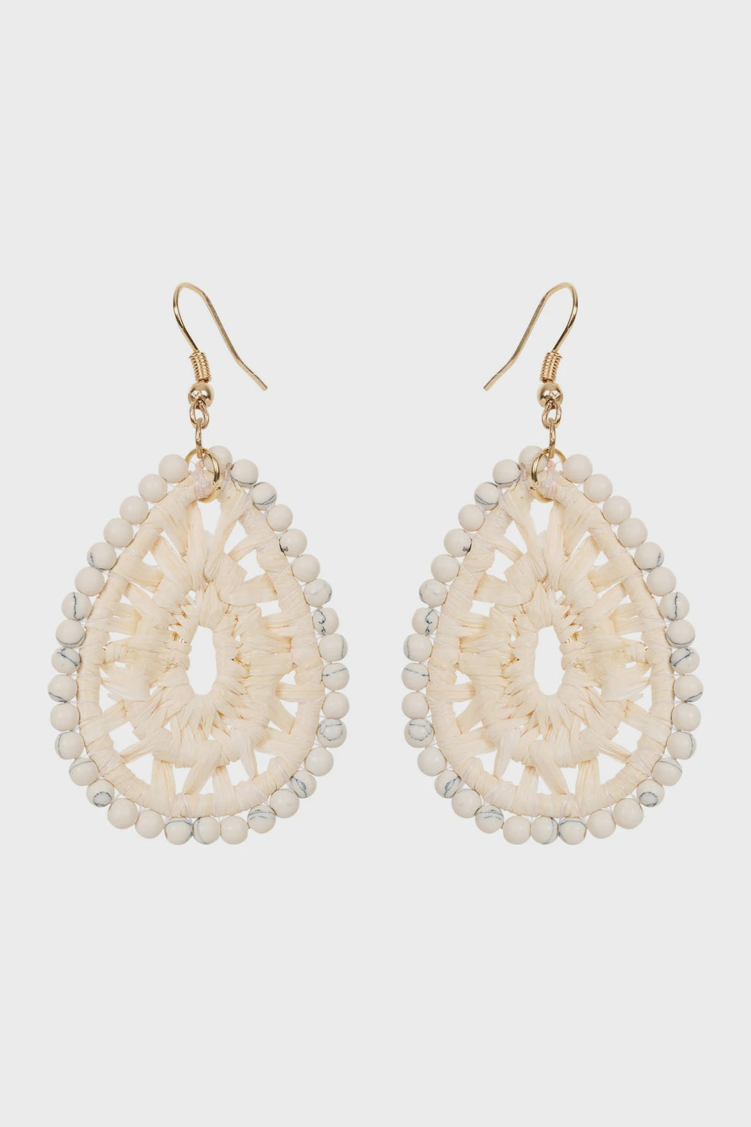 Matera Natural Earring Raw Drop