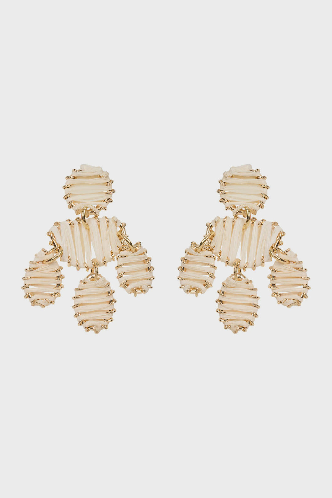 Matera Natural Earring Raw Trio