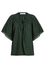 Load image into Gallery viewer, Esther Shirred Top - Myrtle
