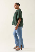 Load image into Gallery viewer, Esther Shirred Top - Myrtle
