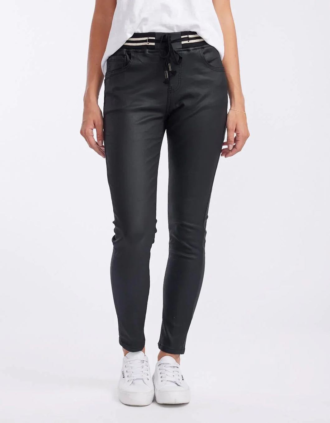 Pleather Tommy Jean BLK