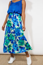 Load image into Gallery viewer, Cayman Tiered Maxi Skirt - Bermuda
